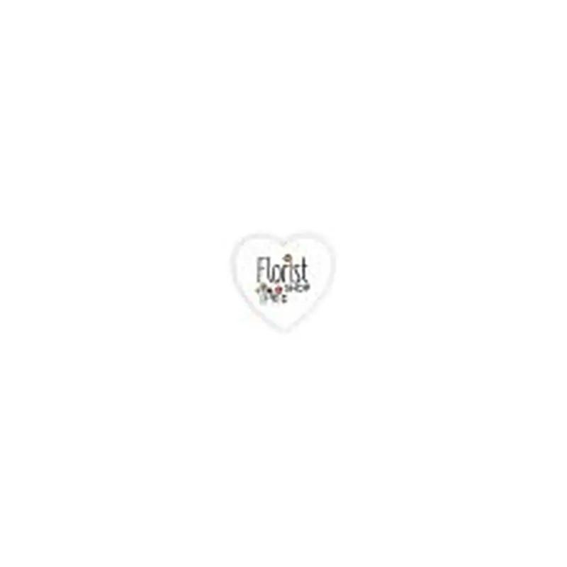 1 1/8" x 1 1/8" Heart 4 Color Process (100/PK)