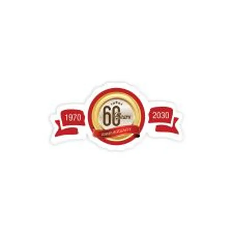 1 3/8" x 2 5/8" Anniversary 4 Color Process (100/PK)