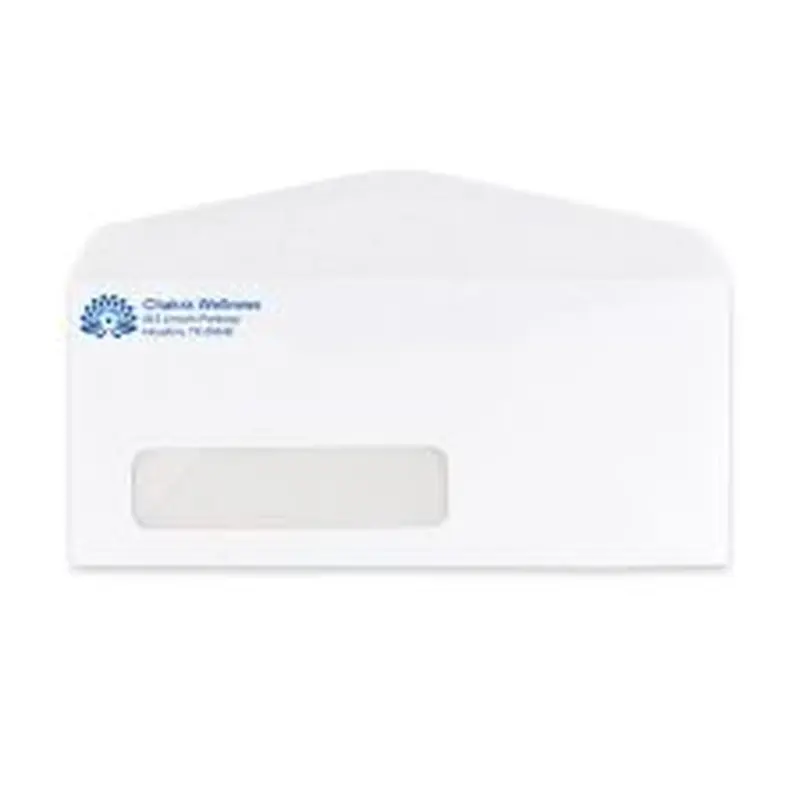 #10 Poly Window White Wove 24 lb. - Spot Color (250/PK)