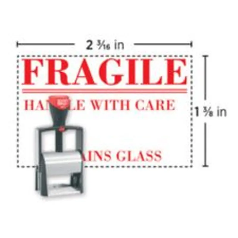 Custom 2000 Plus PrintPro 2600 Rectangle Heavy Duty Self-Inking Stamp, 1-3/8" x 2-3/16" Impression