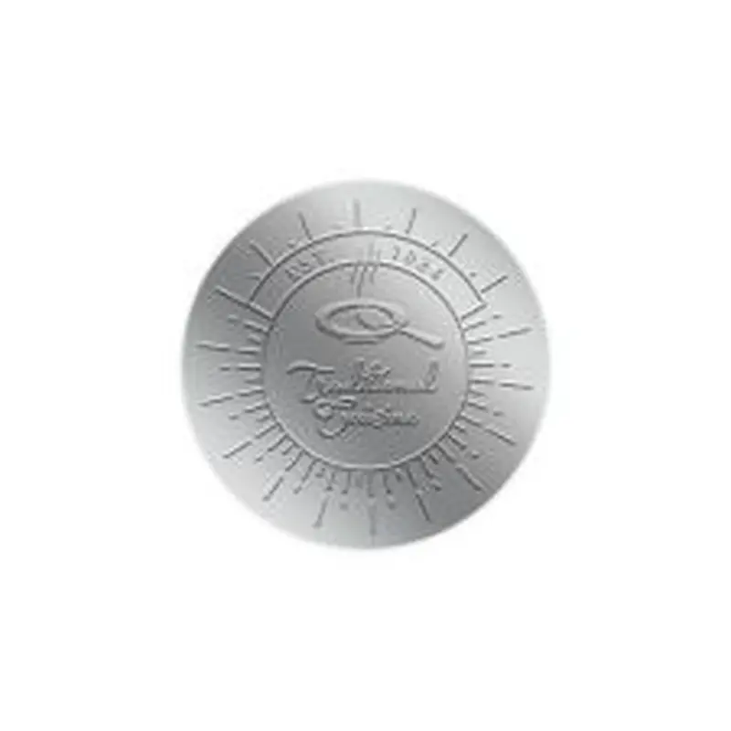 1" Circle Blind Embossed (500/PK)