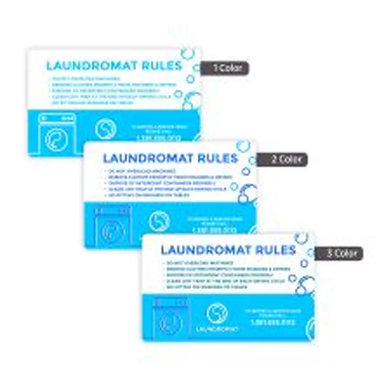 2 1/2" x 4" Rectangle 1, 2, or 3 Color (250/PK)