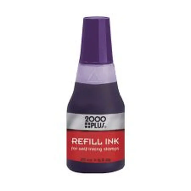2000 Plus Print Pro Violet Self-Inking Stamp Refill Ink, .9 Oz.