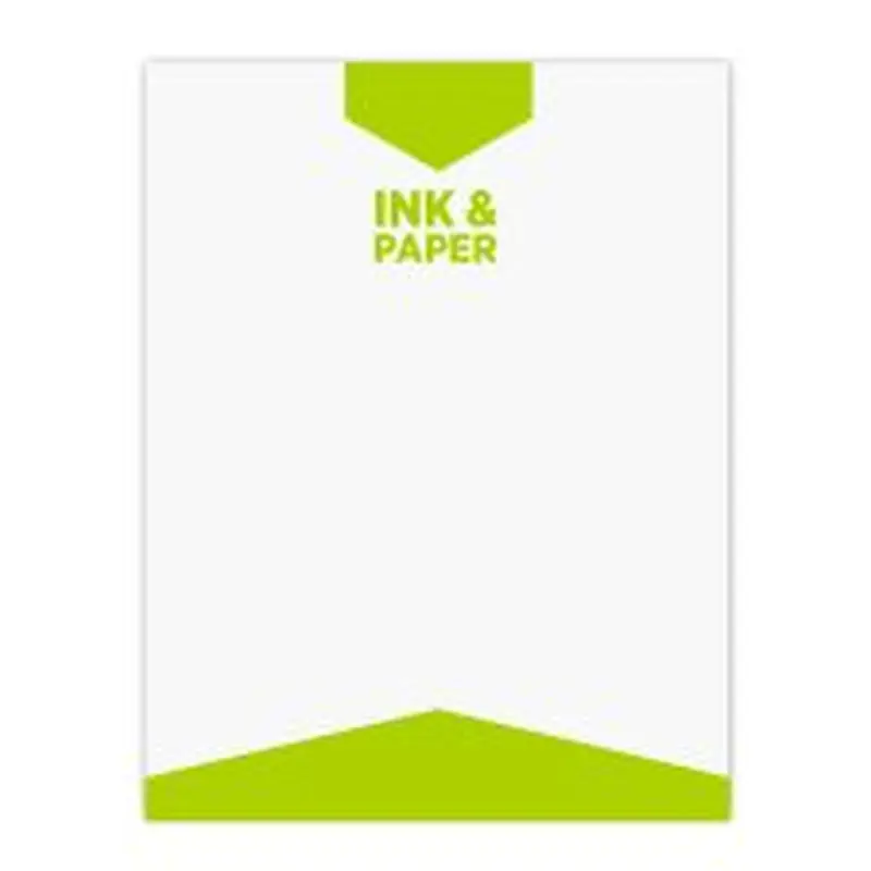 One PMS Spot Color Letterhead - Flat Print (250/PK)