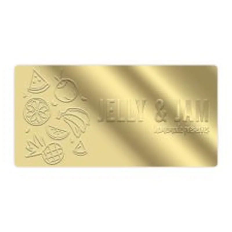 2" x 4" Rectangle Blind Embossed (500/PK)