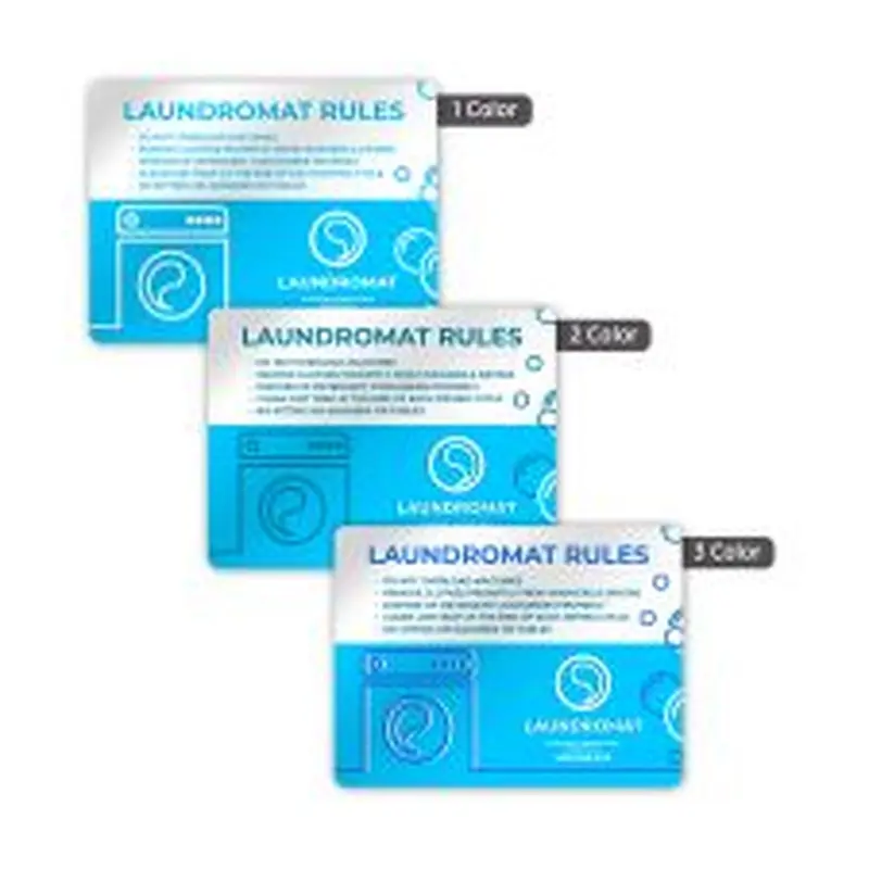 3" x 4" Rectangle 1, 2, or 3 Colors (250/PK)