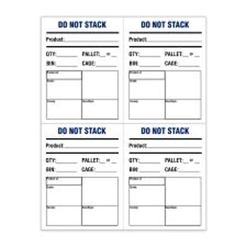 4 1/4" x 5 1/2" Rectangle 2 Color (100/PK)