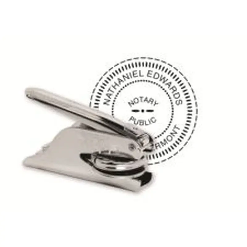 Custom Official K Pocket Notary Seal 1 5/8" (1/PK)