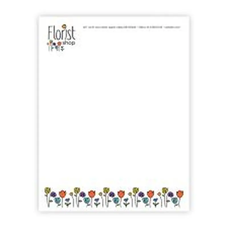 Full Color Raised Letterhead (250/PK)