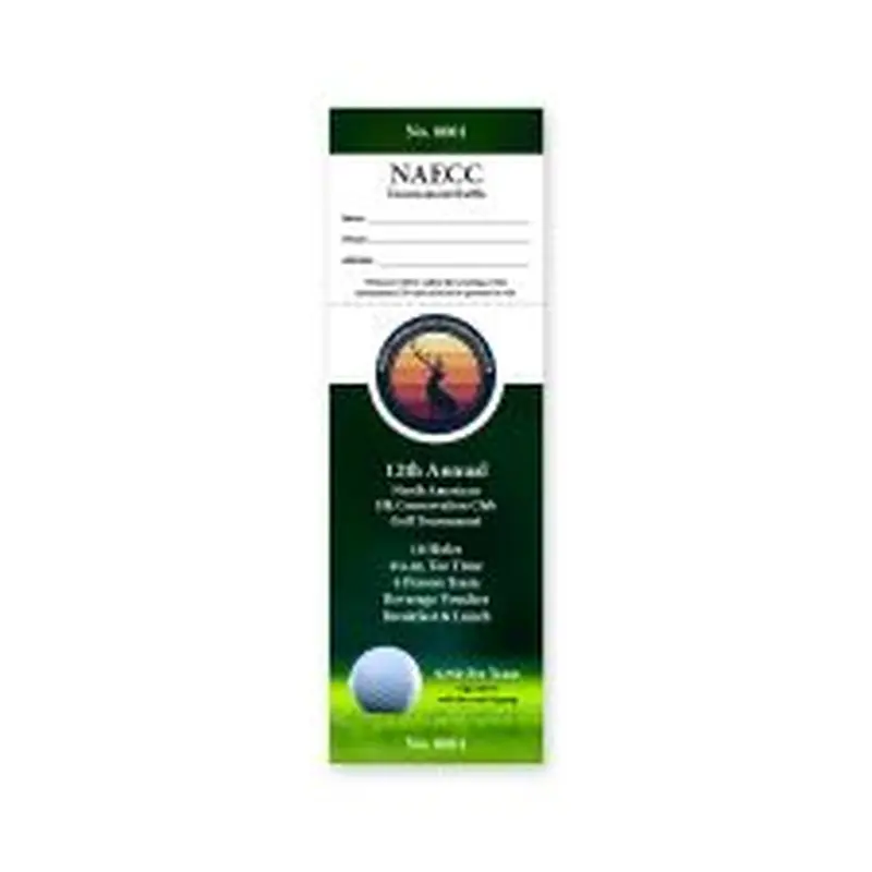 1-Sided Vertical Event Ticket (250/PK)