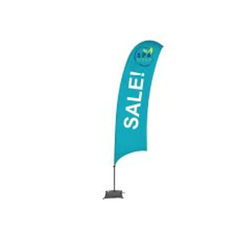 15' Razor Sail Sign Kit - 2 Sided with Cross Base (1/PK)
