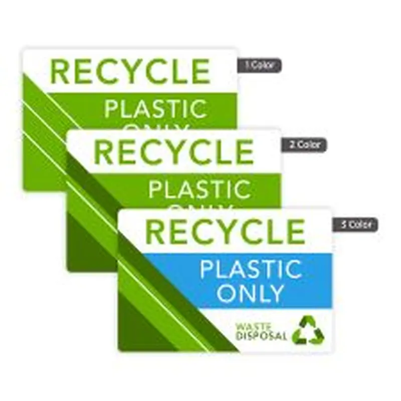 4" x 6" Rectangle 1, 2, or 3 Color (250/PK)
