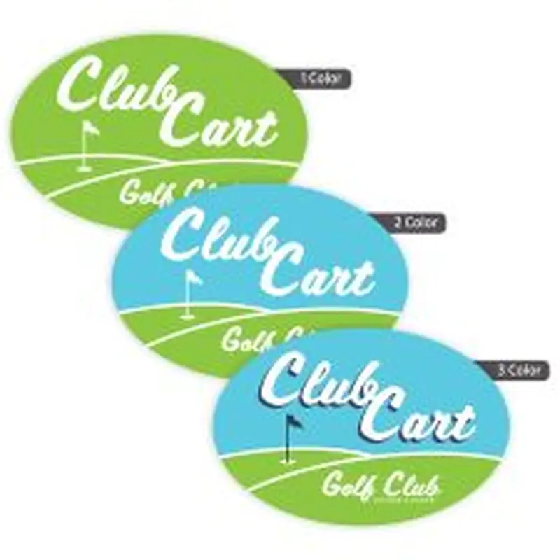 4" x 6" Oval 1, 2, or 3 Color (250/PK)