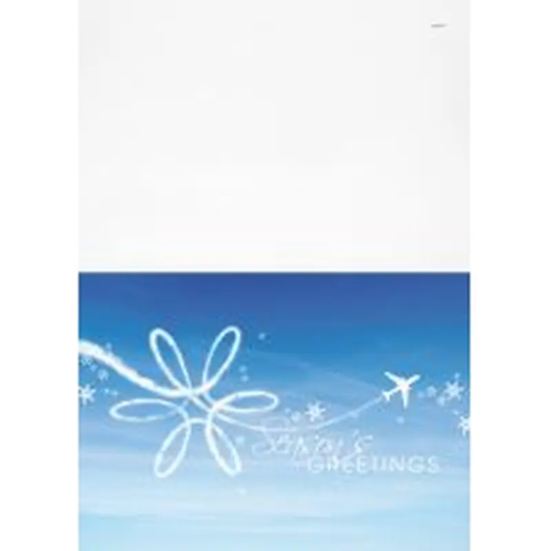 Christmas Airplane Silhouette (25/PK)