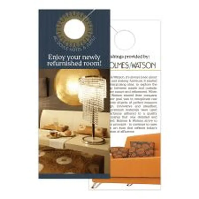 Door Hangers 3 1/2 x 8-1/2 - Front & Back (50/PK)