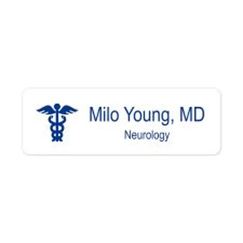 Engraved Plastic Name Badge, 1" x 3" (1/PK)