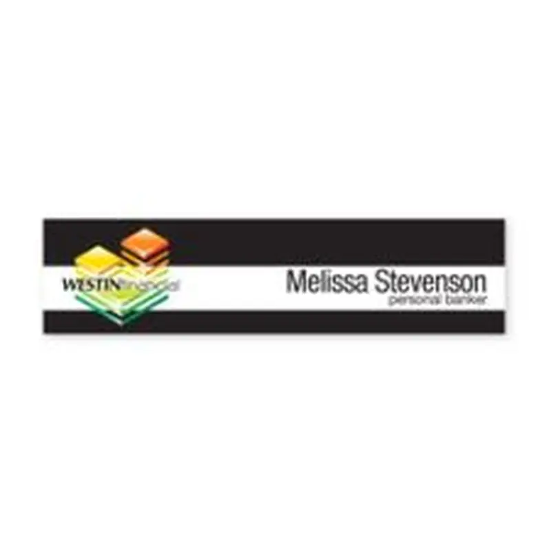 Full Color Wall Sign, 1" x 4" (1/PK)