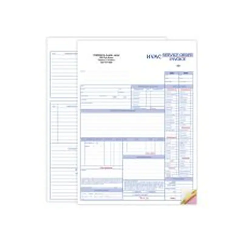 HVAC SRVC ORDE3 PT-8.5 X 11 (250/PK)