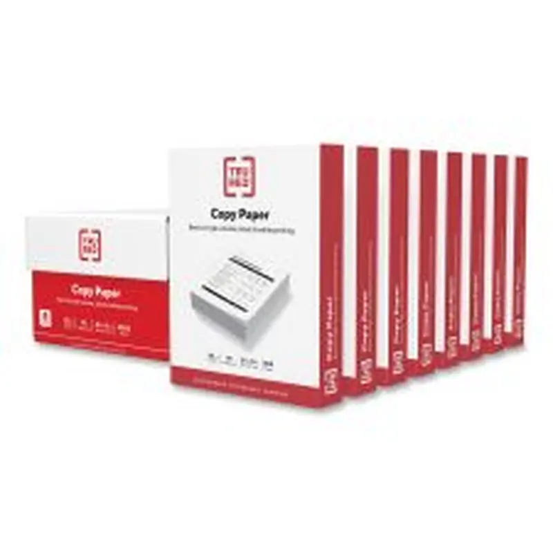 TRU RED Copy Paper, 92 Bright, 20 lb Bond Weight, 8.5 x 11, 500 Sheets/Ream, 8 Reams/Carton