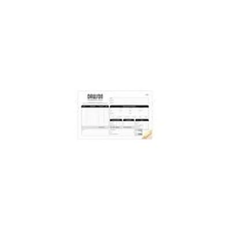 8.5 X 11 Black Ink 1/0 - 2 part, Vertical (250/PK)