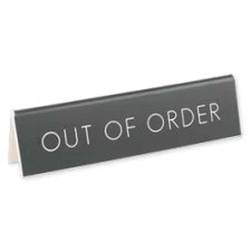 Engraved Table Tent Sign, 2" x 8" (1/PK)