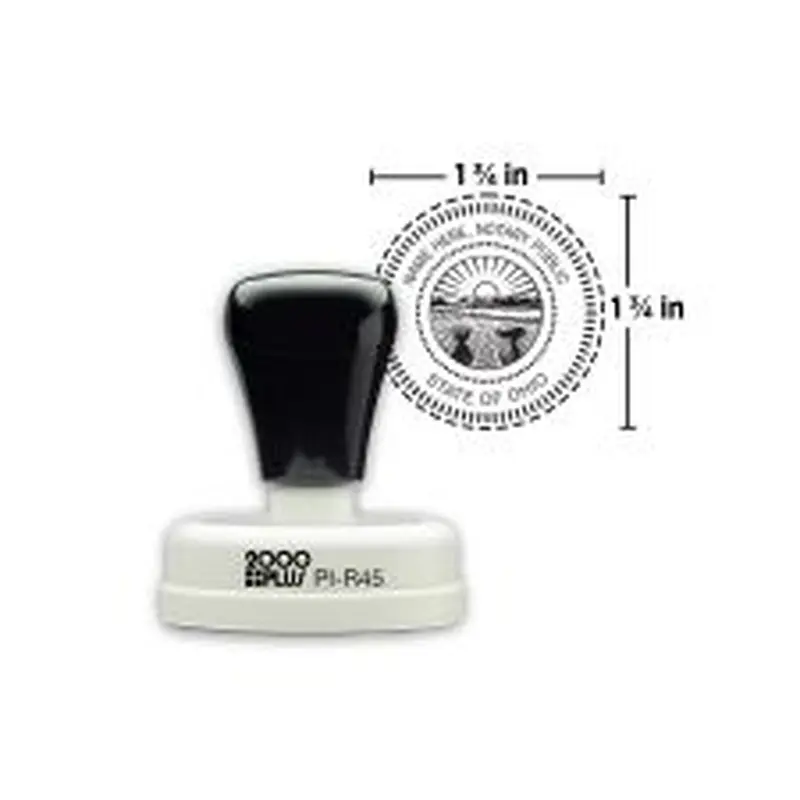 2000 Plus PI R45 Pre-inked Notary Stamp (1/PK)