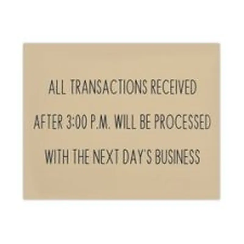 Engraved Wall Sign, 4" x 6" (1/PK)