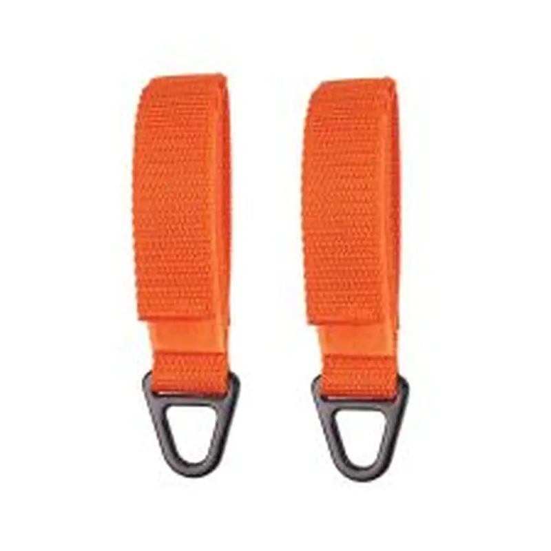 ergodyne Squids 3172 Anchor Strap Hook and Loop Closure for Tool Tethering, 5 lb Max Working Capacity, 5" Long, Orange, 2/Pack