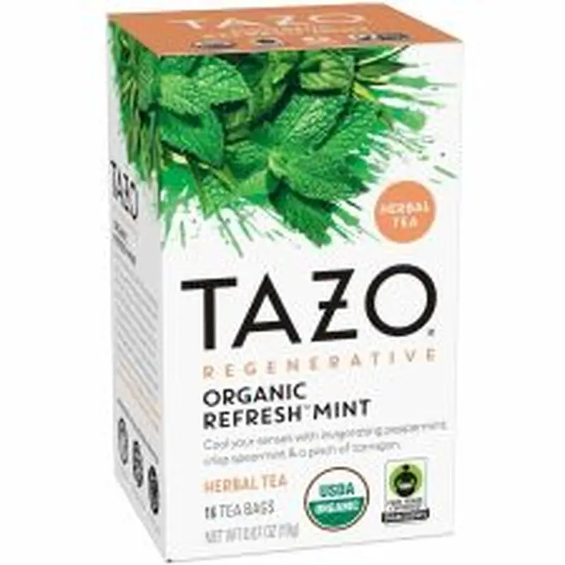 Tazo Regenerative Organic Refresh Mint Herbal Tea Bag