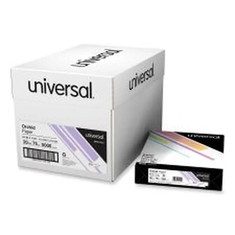 Universal Deluxe Colored Paper, 20 lb Bond Weight, 8.5 x 11, Orchid, 500 Sheets/Ream, 10 Reams/Carton