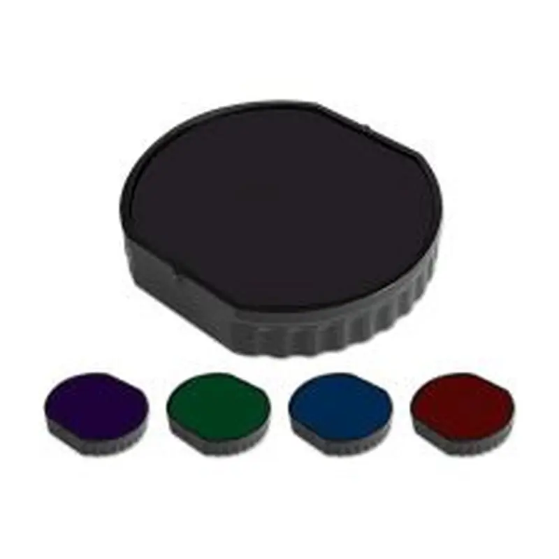 2000 Plus PrintPro 1-Color Round Replacement Ink Pad R30D, 1-1/8" Diameter 