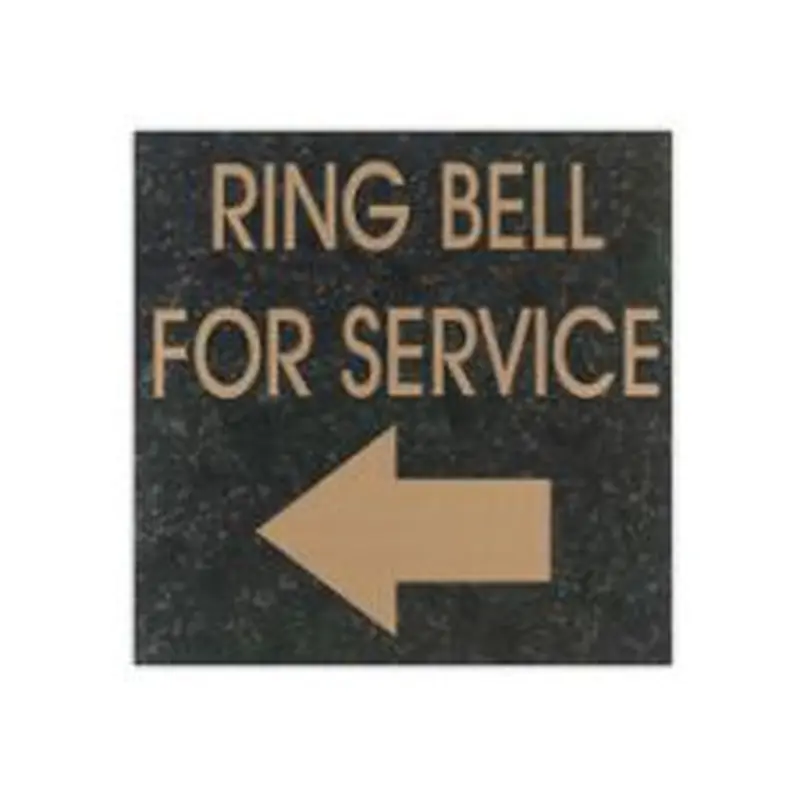 Engraved Wall Sign, 10" x 10" (1/PK)