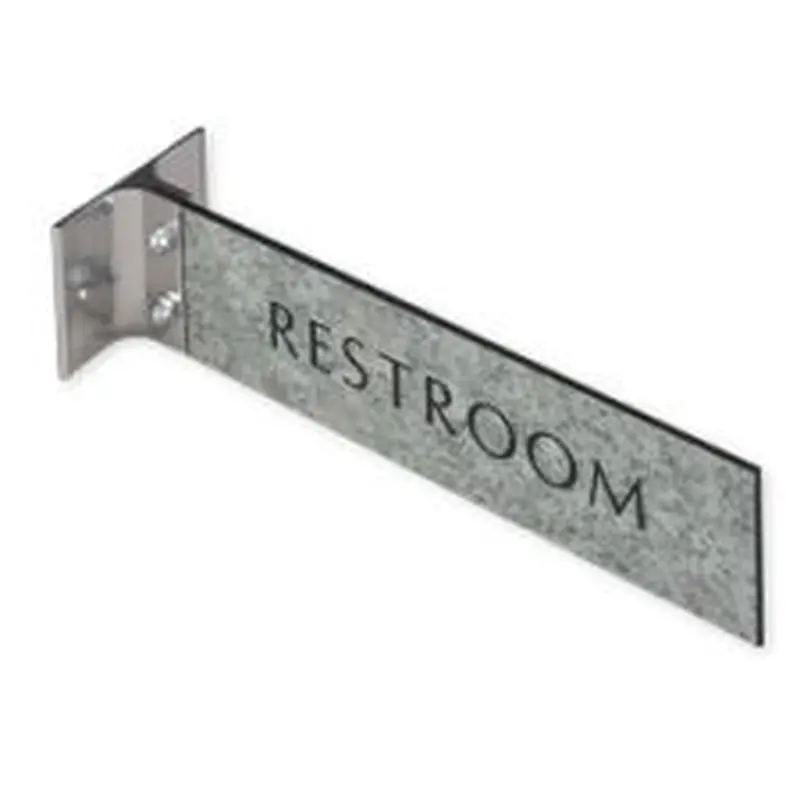 Extended Wall Holder with Engraved Sign, 2" x 8" (1/PK)