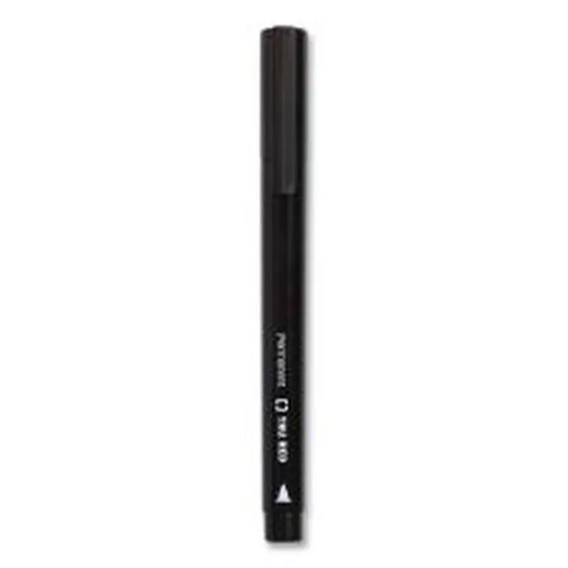 TRU RED Permanent Marker, Pen-Style, Fine Bullet Tip, Black, 5/Pack