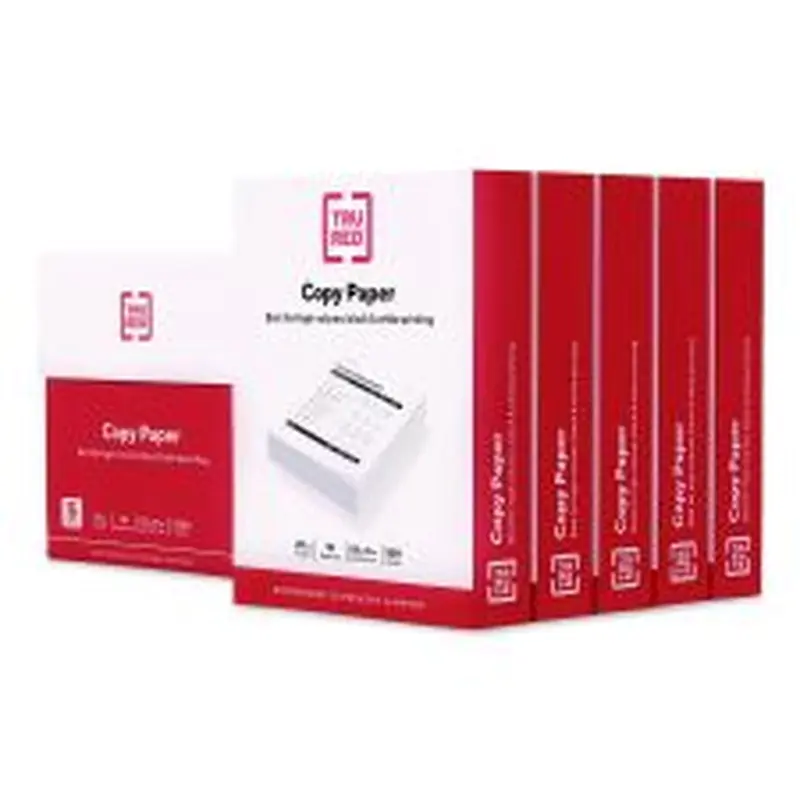TRU RED Printer Paper, 92 Bright, 20 lb Bond Weight, 8.5 x 11, 500 Sheets/Ream, 5 Reams/Carton