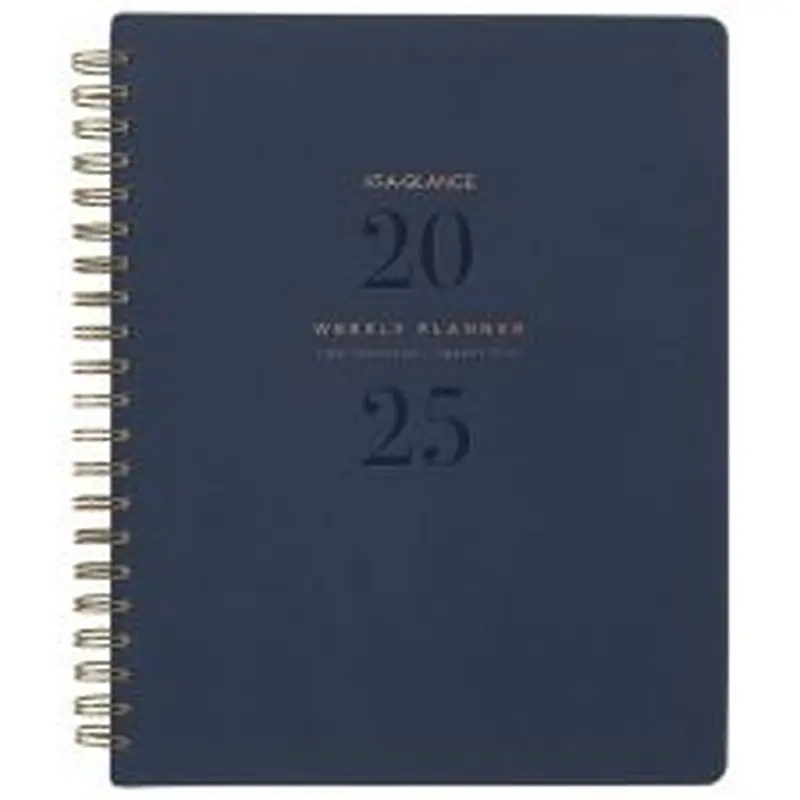2025-2026 AT-A-GLANCE Signature Collection Weekly/Monthly Planner, 8-1/2" x 11", Navy, January To January, YP90520