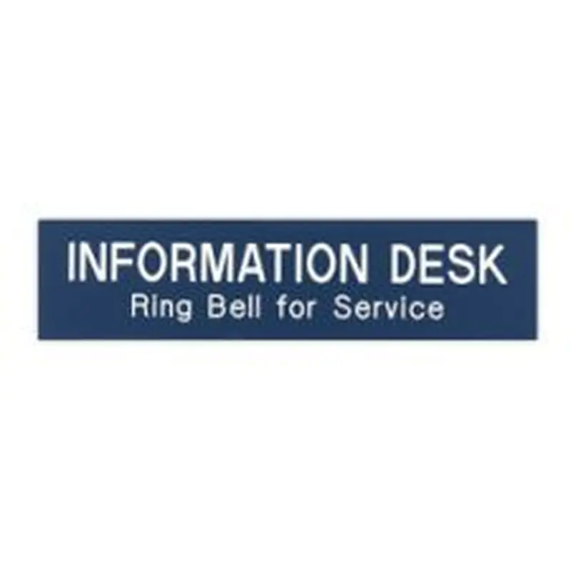 Engraved Wall Sign, 2" x 8" (1/PK)