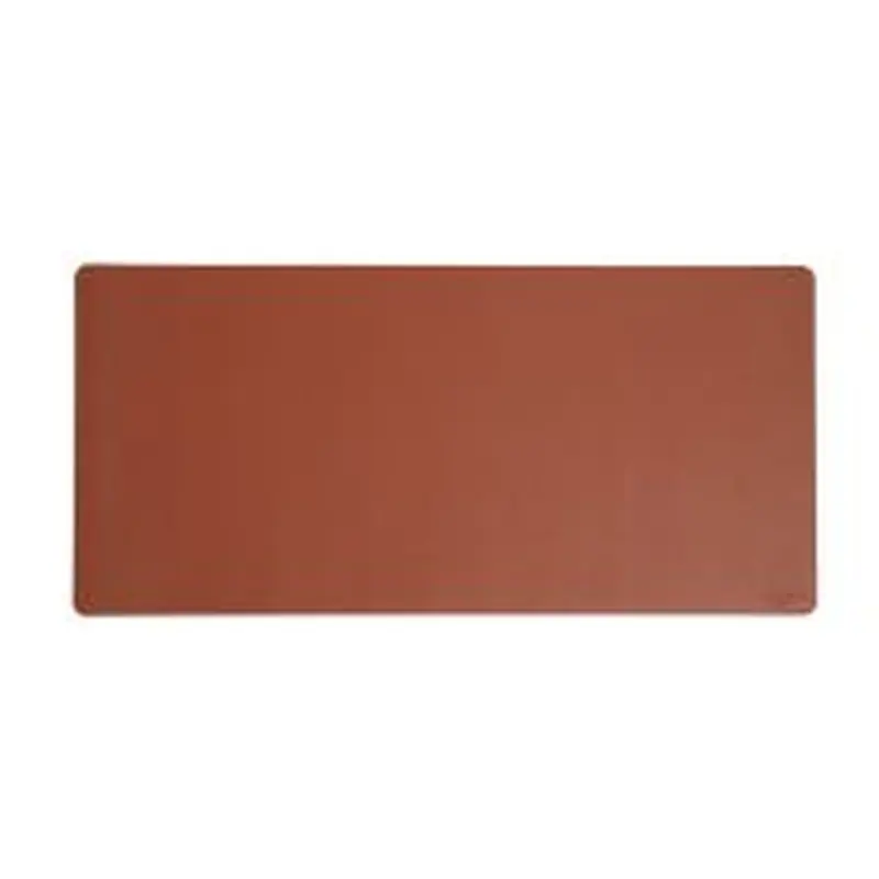 Smead Vegan Leather Desk Pads, 36" x 17", Brown