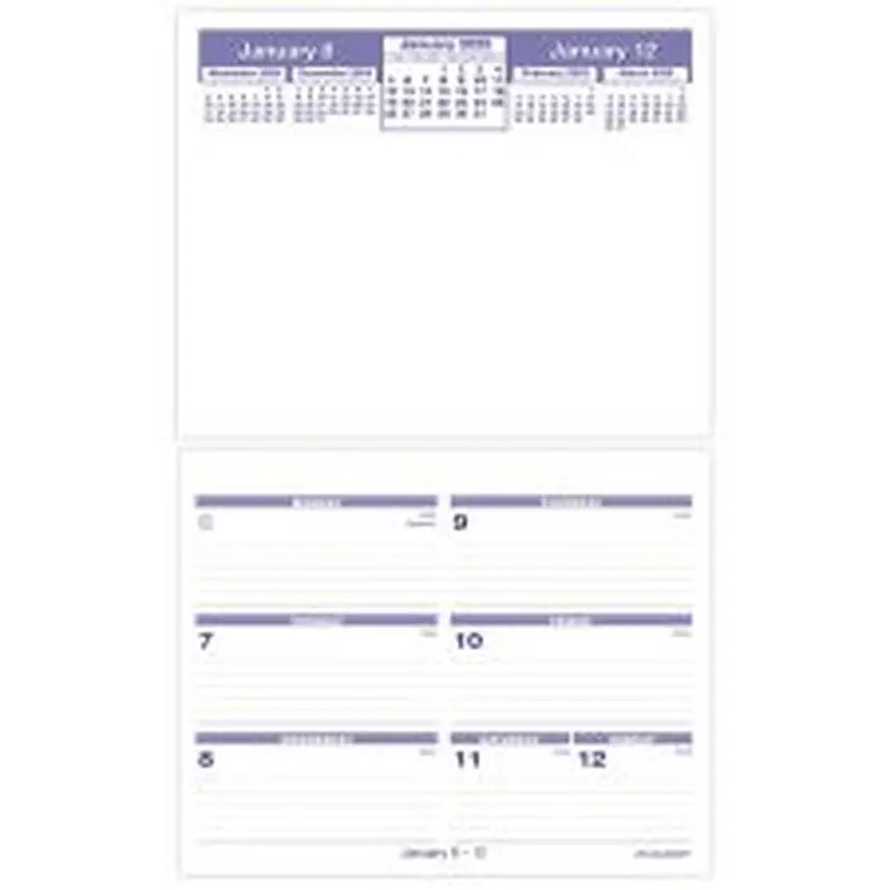 2025 AT-A-GLANCE Flip-A-Week Weekly Desk Calendar Refill, 5-1/2" x 7", Traditional, January 2025 To December 2025, SW705X50
