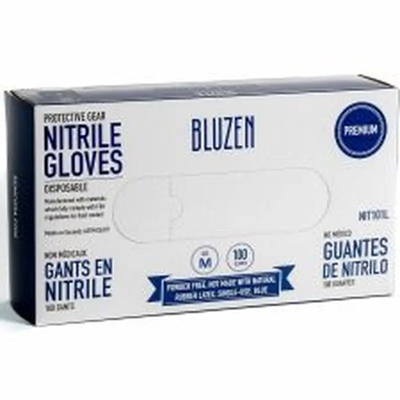 BLUZEN Extra-Strength Nitrile Gloves
