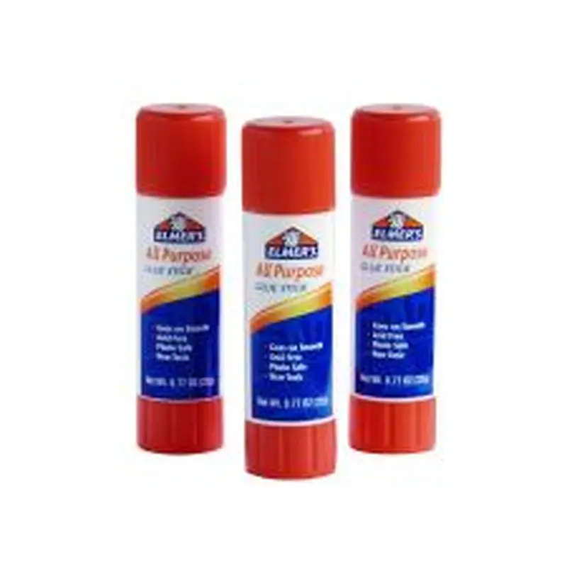 Elmer's All Purpose Glue Stick, 0.77 oz, Dries Clear, 3/Pack