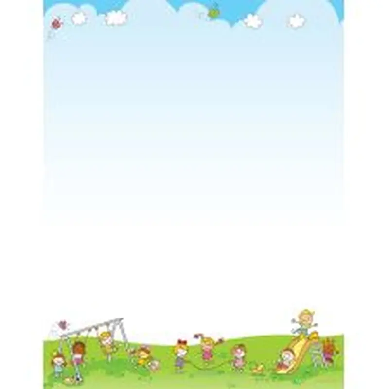 Great Papers! Stationery Letterhead, Let's Play, 8.5" x 11", Printer Compatible, 80 sheets