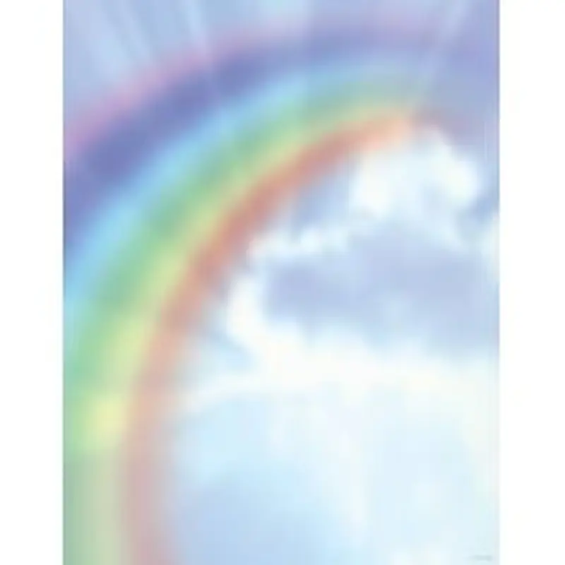 Great Papers! Stationery Letterhead, Rainbow Bright, 8.5" x 11", Printer Compatible, 80 sheets