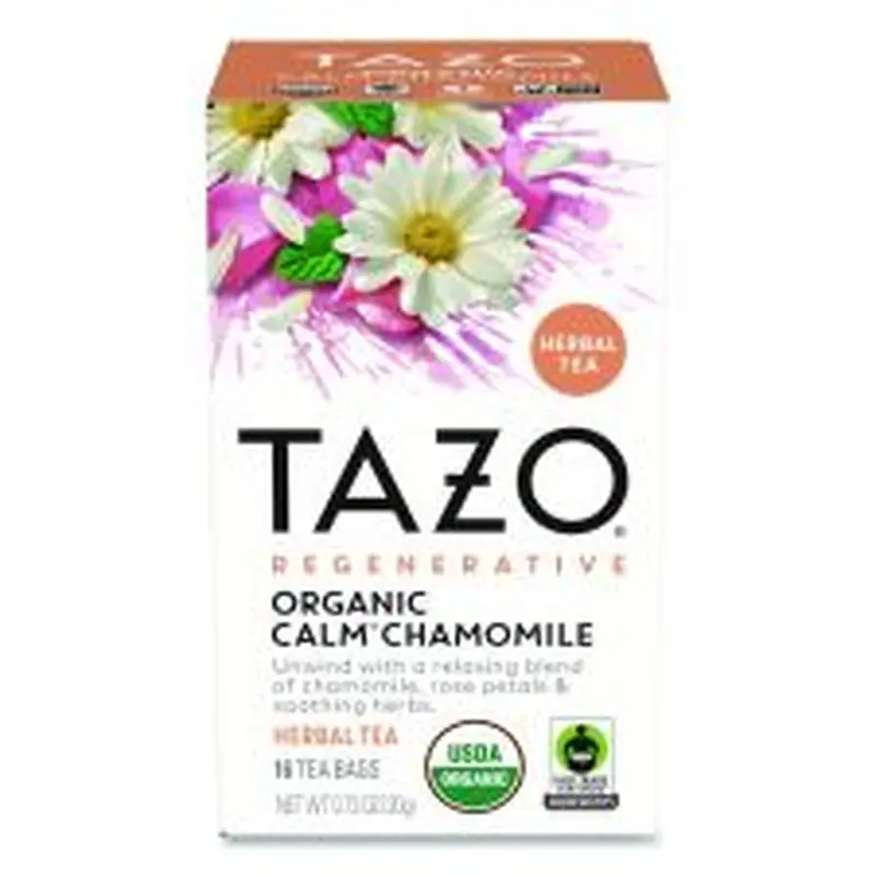 Tazo Tea Bags, Organic Calm Camomile, 16/Box