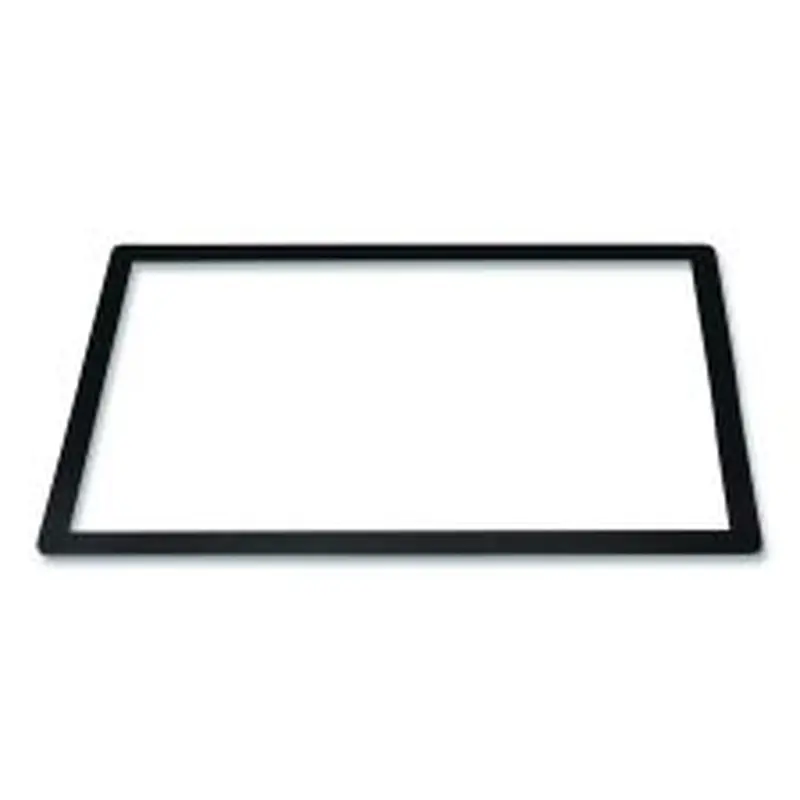 Excello Global Products Menu Holder For 11 x 17 Menus, Landscape Orientation, 18.9 x 12.6 Holder, Clear/Black