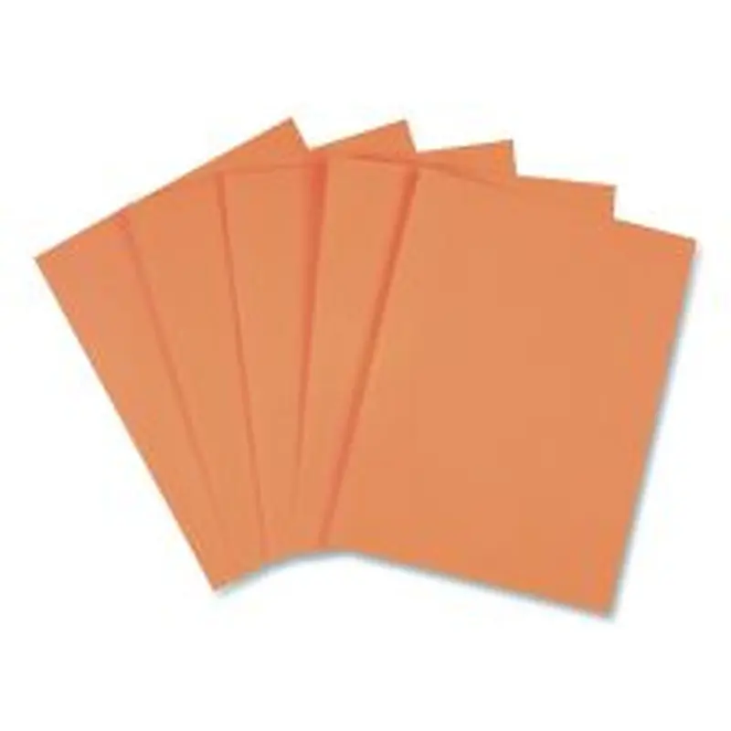 Staples Brights Multipurpose Color Paper, 20 lb Bond Weight, 8.5 x 11, Orange, 500 Sheets/Ream, 5 Reams/Carton
