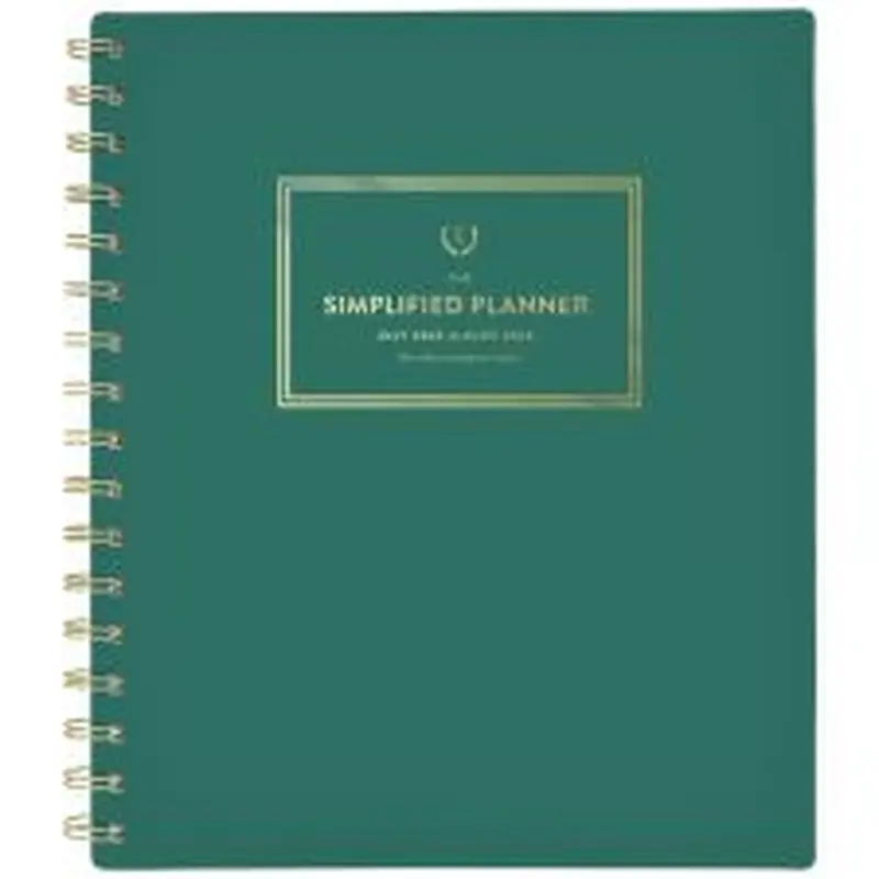 Simplified by Emily Ley for AT-A-GLANCE Academic 2025-2026 Weekly Monthly Planner, Green, Medium, 7" x 8 3/4"