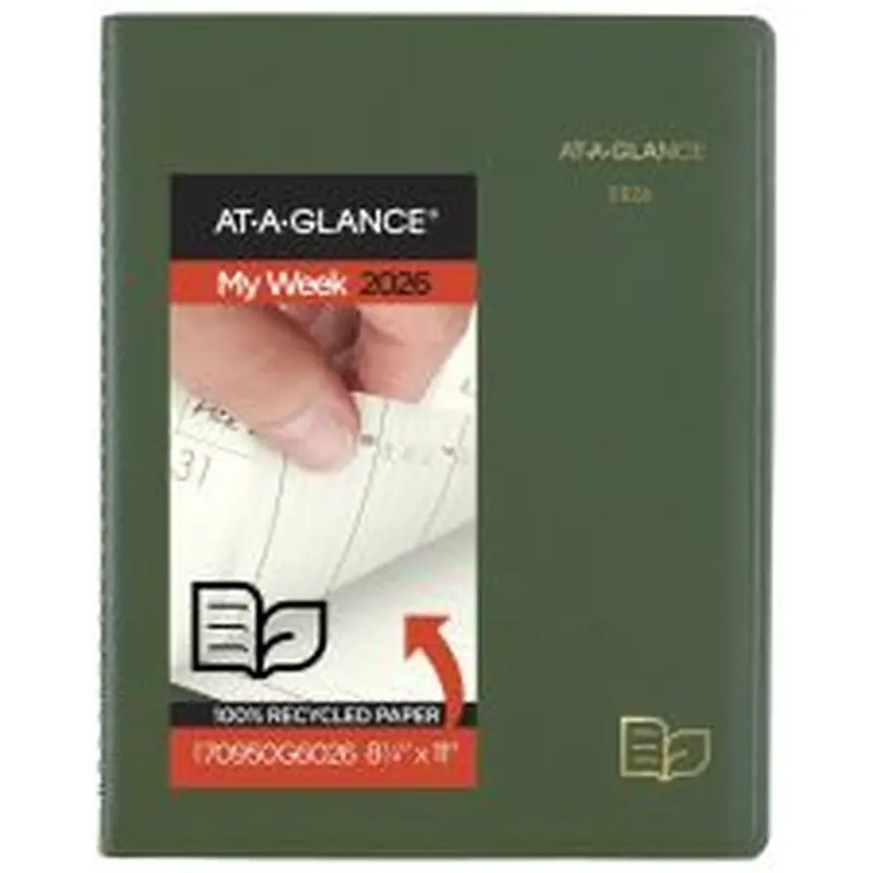 AT-A-GLANCE Recycled Weekly Monthly Appointment Books, 70950G6026