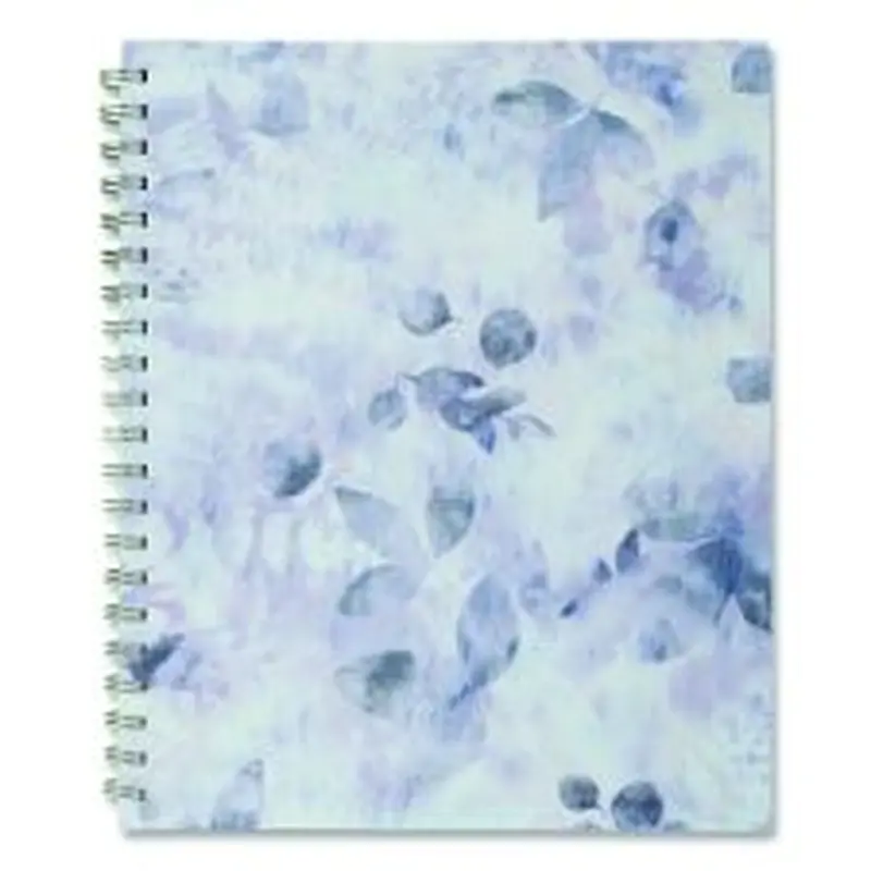Cambridge Dewdrop Academic Weekly Monthly Planner, Watercolor Floral, Blue/Gray/Purple Cover, 12-Month (July to June): 2025 to 2026