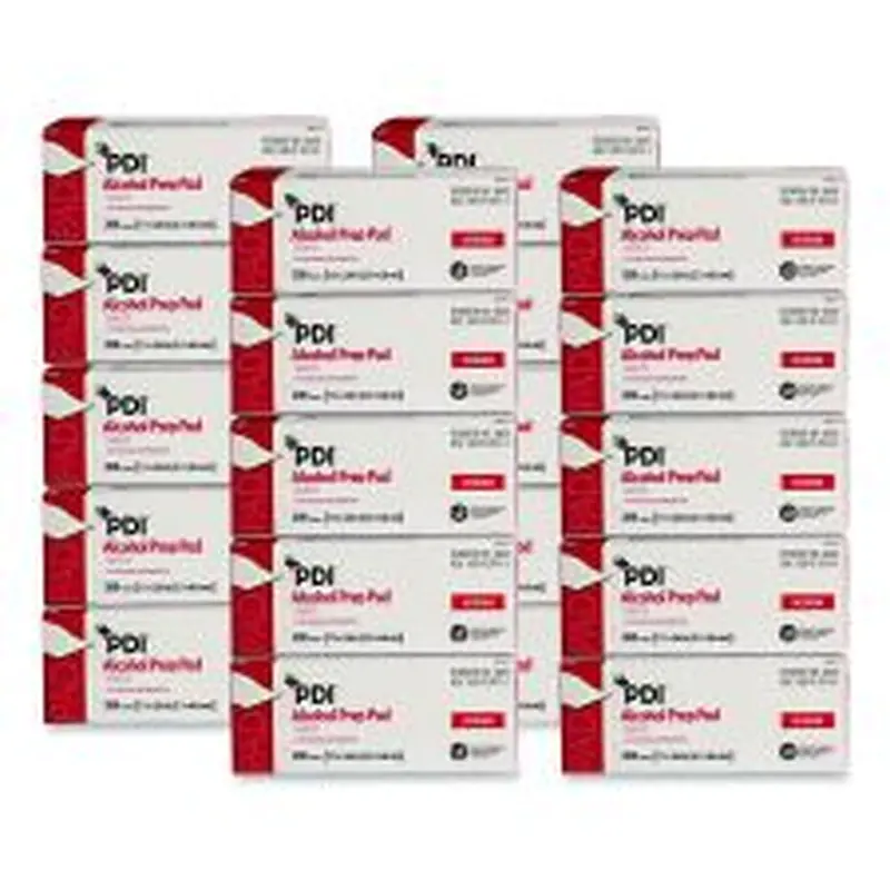 Sani Professional PDI Alcohol Prep Pads, 200/Box, 20 Boxes/Carton